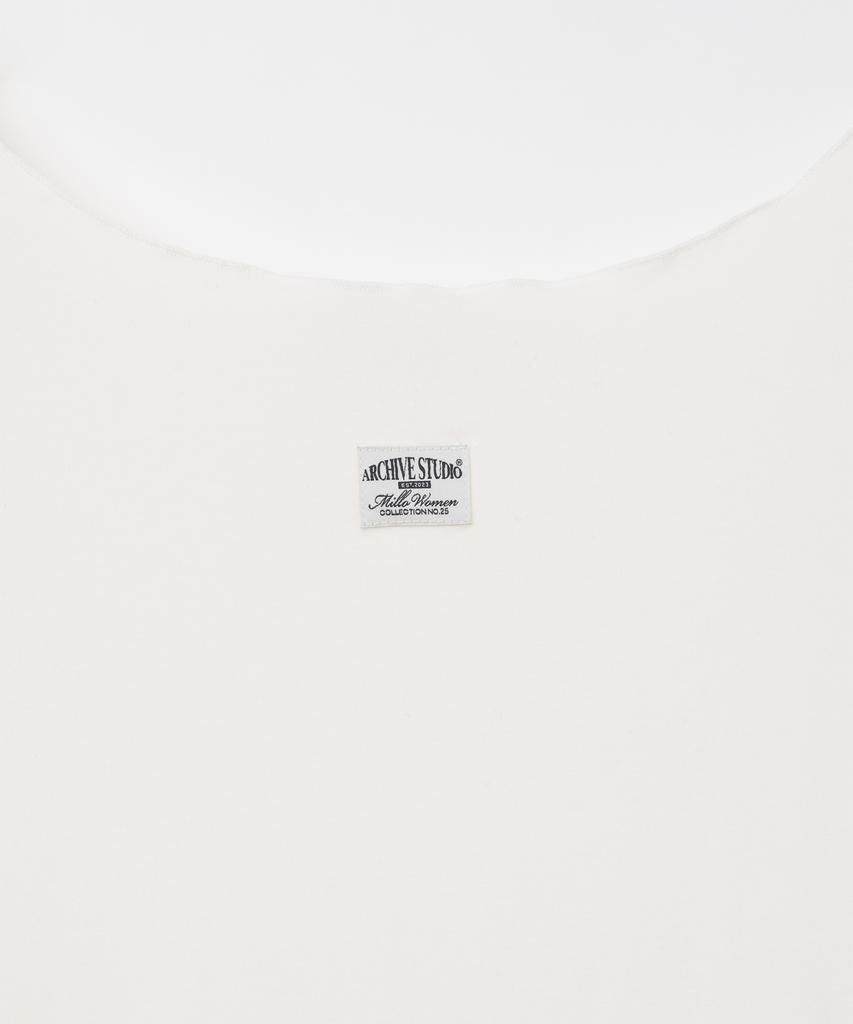 MILLO WOMEN Fitted Long Sleeve Top [White]