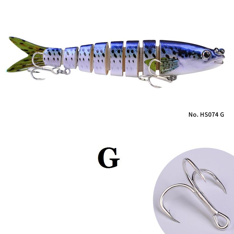 New Lure Multi Section Bait 19g Lure Plastic Bait Multi Section Fish Hard Bait