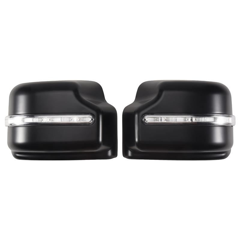 A51K-Car Rear View Mirror Cover Side Wing Mirror Cap Shell With Turn Signal Light For Suzuki Jimny Jb64 JB74 2018-