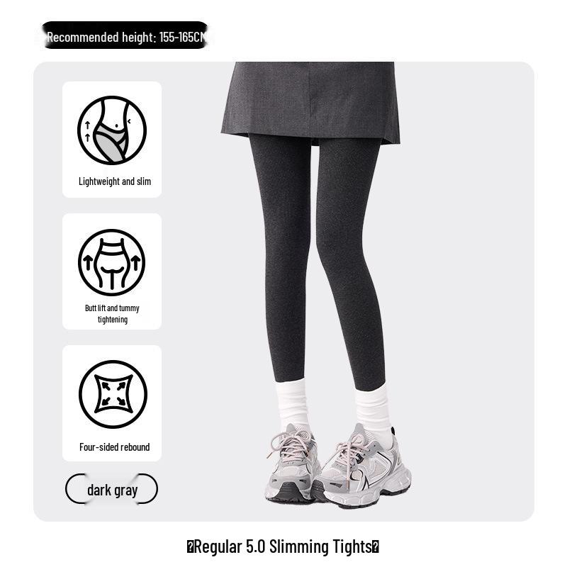 Ciorapi de damă extra lungi din pluș - Modelator, micro presiune și fără lăsare în zona inghinală pentru toamnă/iarnă