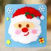DIY Christmas Embroidery Kit Cute Tree/Stocking/Santa Embroidery Stitching Projects Xmas Sewing Craft Kit with Pattern Needles Threads Tools Beginners