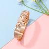 Fashion Stainless Steel Mesh Bracelets For Women Girls Original Charm Watch Belt Bracelet Angel Beads Bangle Gift