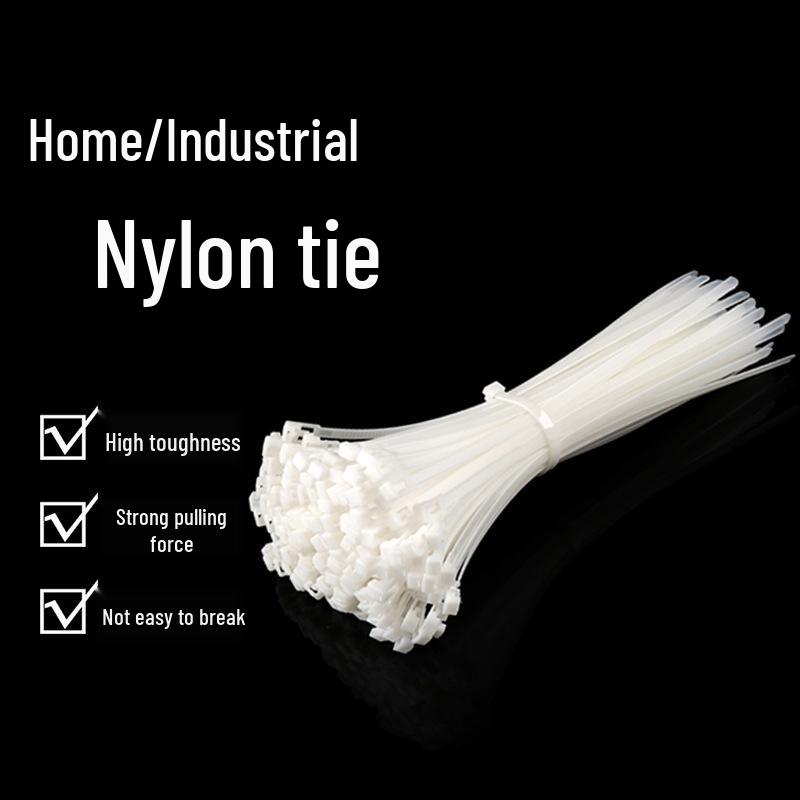 Nylon Cable Tie Buckle: Strong, Self-Locking Wire Organizer Rope