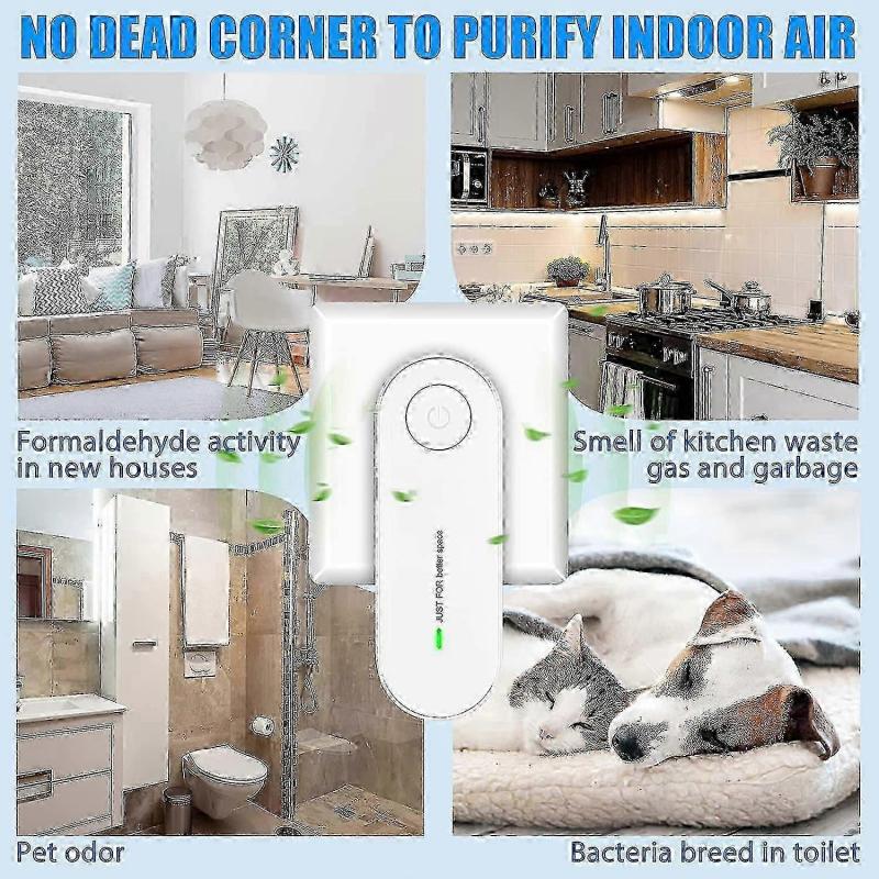 3-balení zásuvných čističek vzduchu, přenosný generátor záporných iontů, bezfiltrové ionizátory vzduchu, domácí čistička vzduchu, odstraňuje pachy a osvěžovač vzduchu