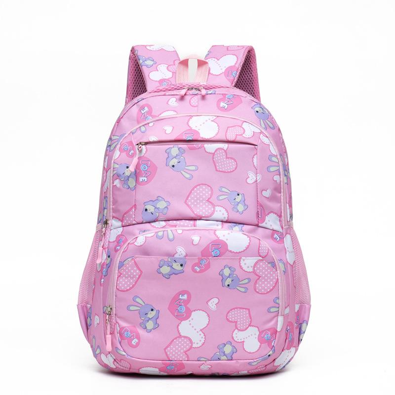 New large-capacity primary and secondary school schoolbag-grade women's high-quality ridge protection wind light backpack