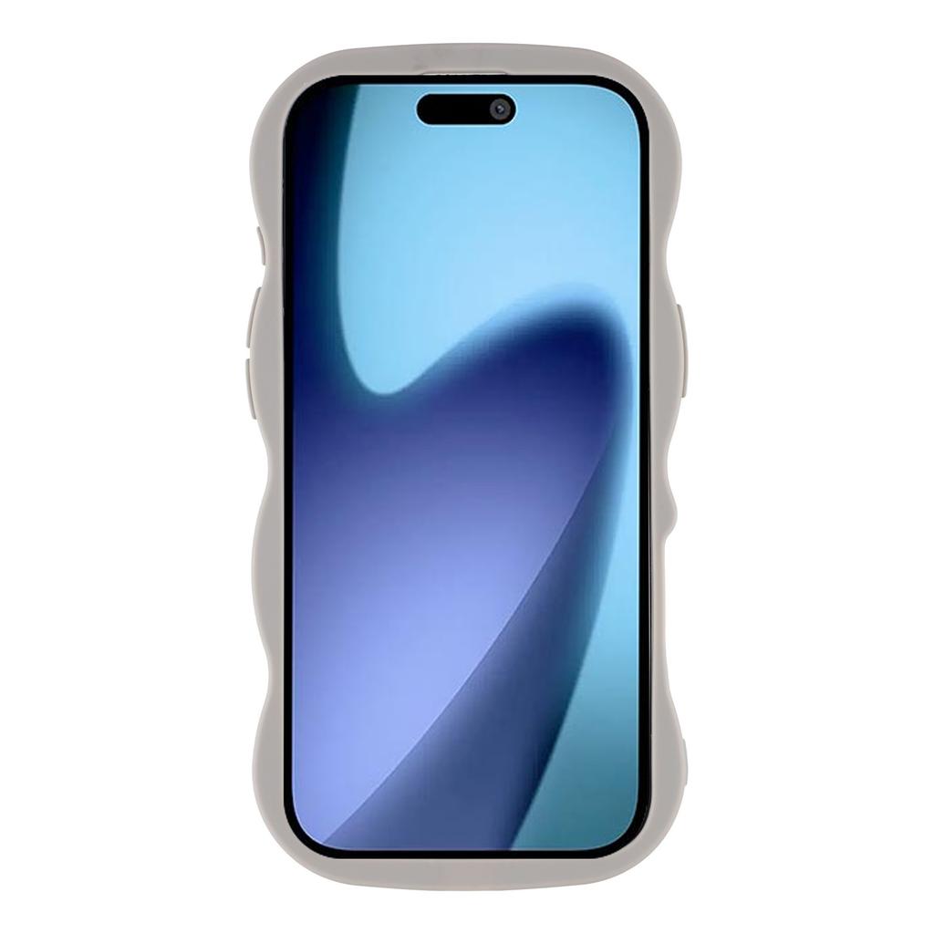 For iPhone 17 Air Case Compatible with MagSafe TPU+PC Phone Back Cover Skin Touch Wave Shape