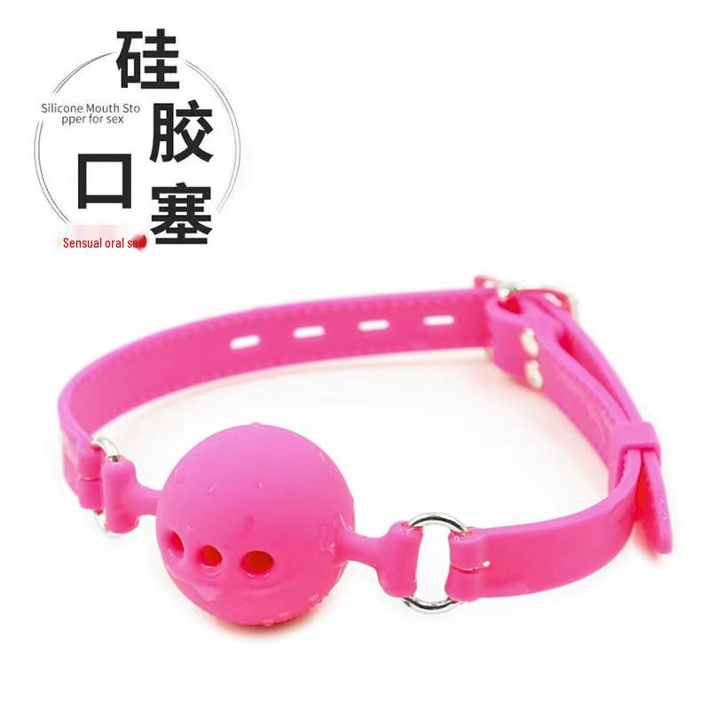 Silicone Saliva Ball Gag: Bondage Mouth Plug Alternative In Sex Toys.