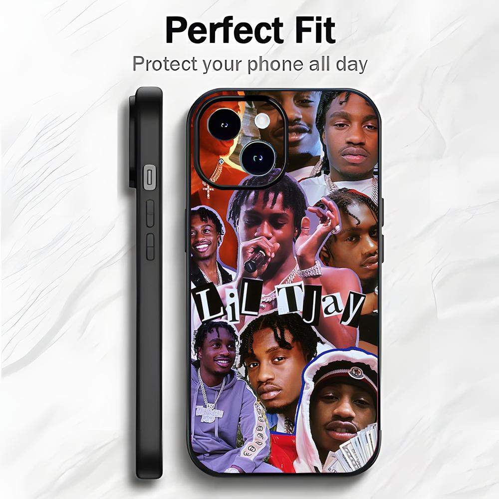 Rap American Singer L-Lil TJay Phone Case Phone Case Soft Packaging Lightweight For iPhone17 16 15 14 13ProMax