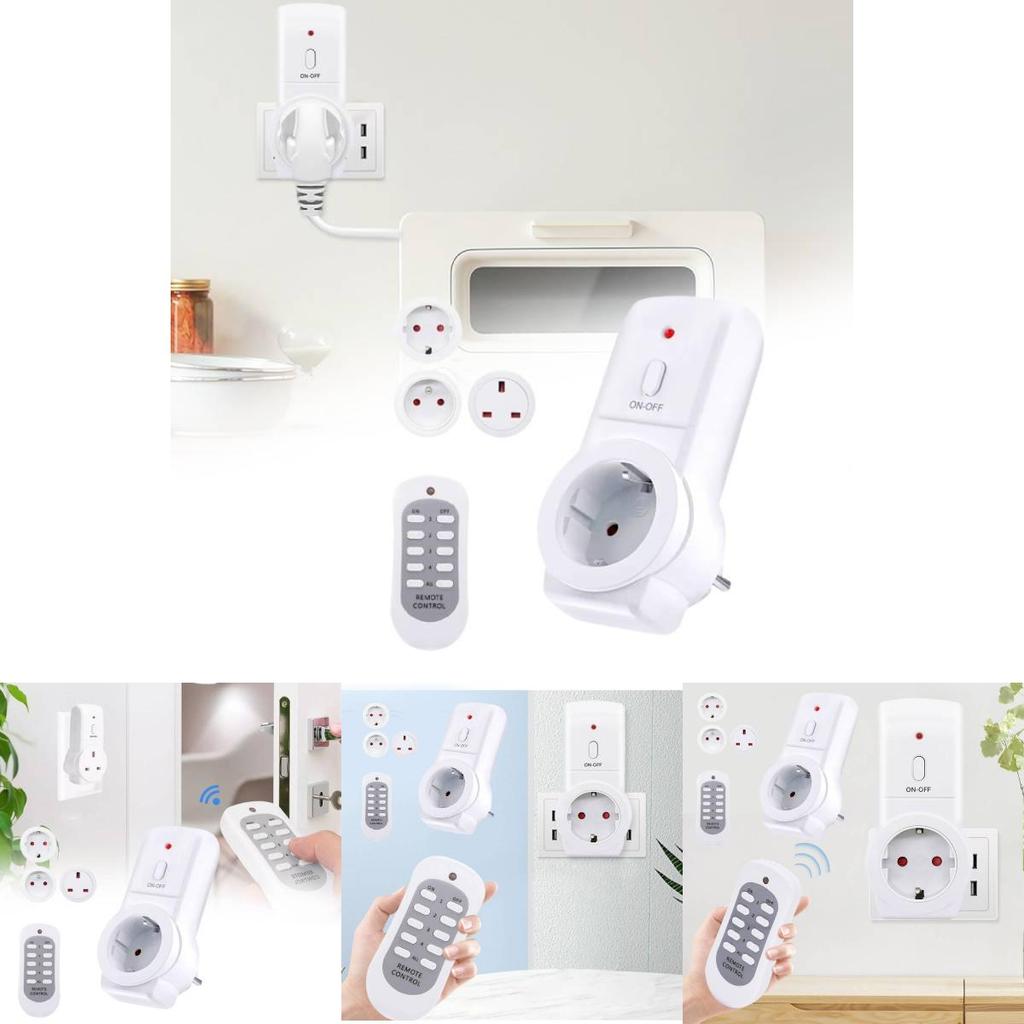 Versatile Smart Remote Control Socket For Home Kitchen With 30m Range And 220v Power