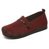 Women's Shoes 2025 Summer New Single Shoes Women's Casual Shoes Wide Feet Fat One-step Mother Shoes