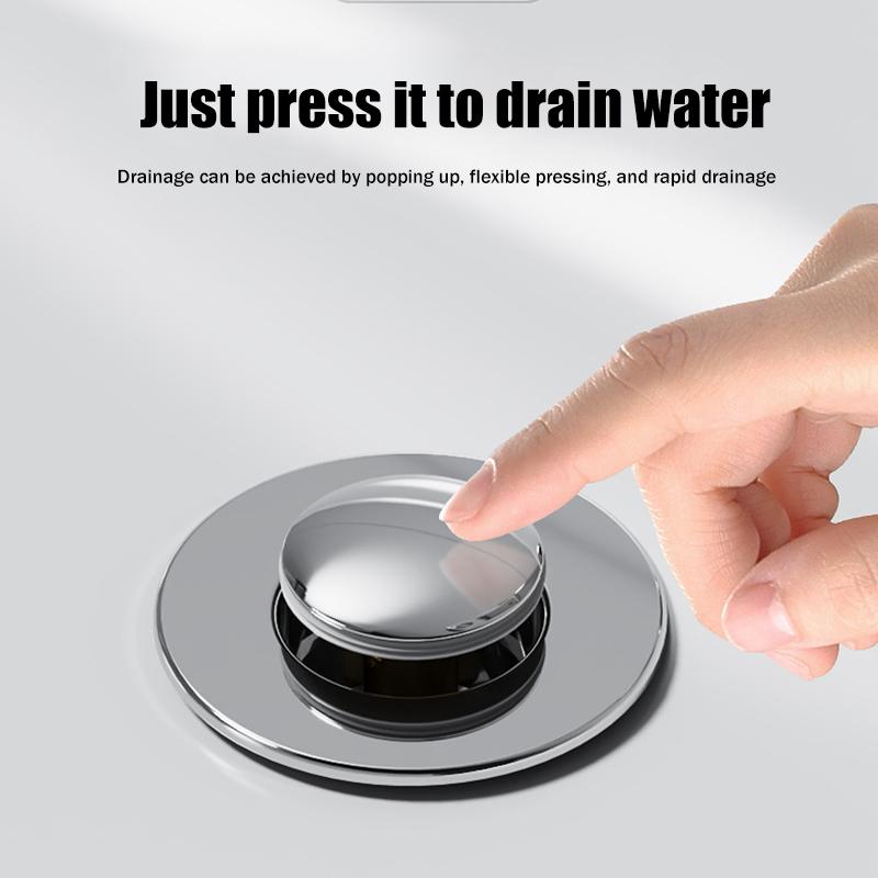 Umyvadlová zátka, proti zápachu, vyskakovací sáček, zátka do umyvadla, lapač vlasů, sítko do sprchy, nerezový filtr, sáček do umyvadla