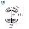 Stainless Steel 316 Heavy Duty Butterfly Flip Hinge for Marine, Yacht, and RV Hardware
