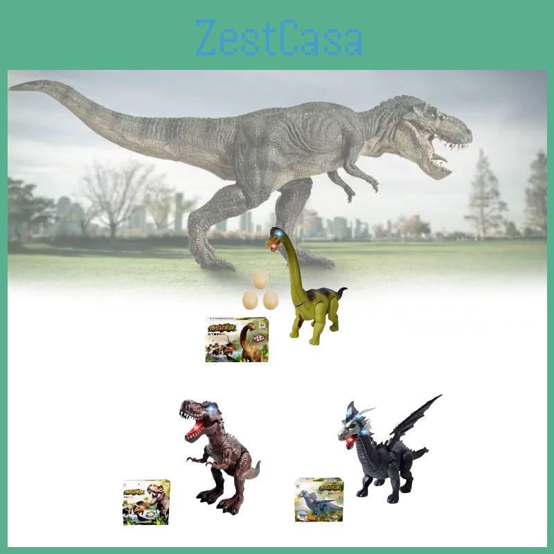 Dinosaur Kids Plastic Toy Led Lighting Walking Ability Sensory Growth Emotional