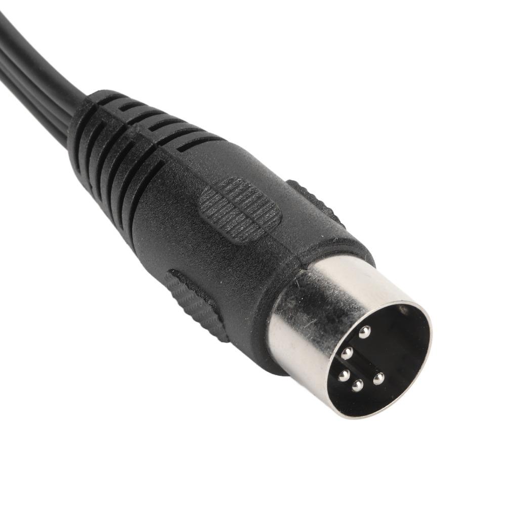 Plug and Play 5 Pin Male Din to 4RCA Female Cable 4.9ft Conversion Cord Audio Cable Connector  DVD