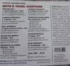 [USED] Deleted on 9/26 Final price reduction Keith R Young Saxophone Voice