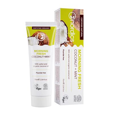 MORNING FRESH TOOTHPASTE WITHOUT FLUORIDE ECO 75 Ml - NORDICS