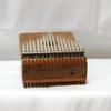 34-Key Chromatic Kalimba Double-sided Solid Wood 13cm x 18.5cm C Major B Major