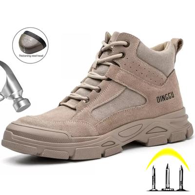 Unzerstörbare Sicherheitsstiefel Schuhe Männer Pannensichere Arbeitsschuhe Stahlkappe Arbeitsstiefel Männer Rutschfeste Sicherheitsschuhe Schuhe Männlich