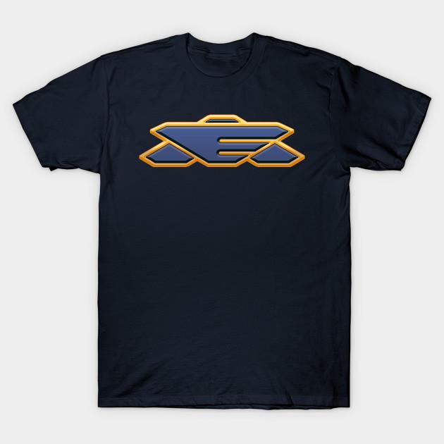 

Men Black Print T-shirt Babylon 5 Earth Force No-Cut Transfer Paper Print Cotton Tshirt 3XL