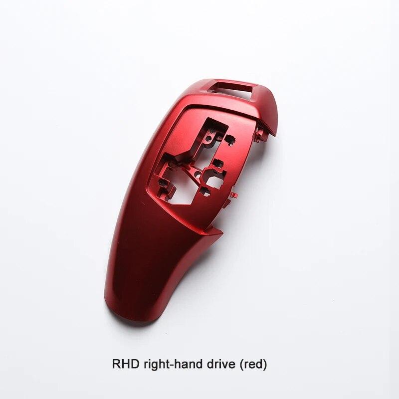 Auto LHD RHD Gear Shift Cover For BMW F10 F30 Head Knob Shifter Lever Interior Accessories Genuine Carbon Fiber 6 Colors