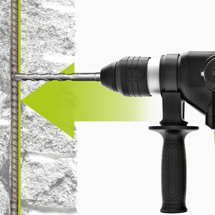 Wickes WU327 Industrial-Grade Hammer Drill with Clutch