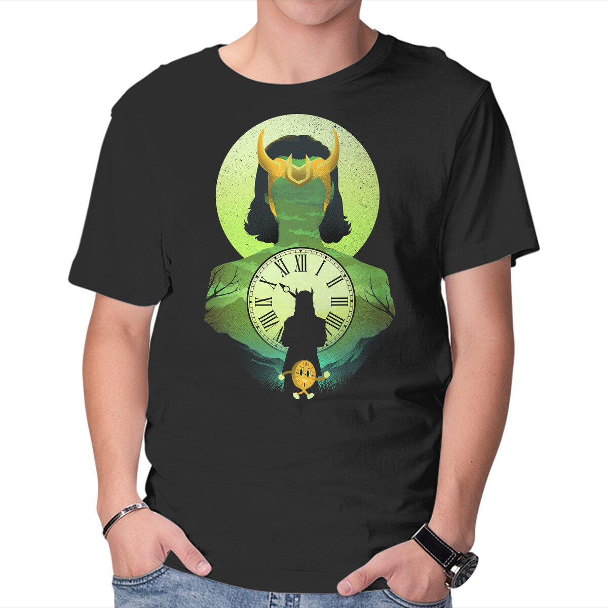 Unisex Crew Neck T-Shirt For All Time Graphic Short Sleeve Casual Tee XL