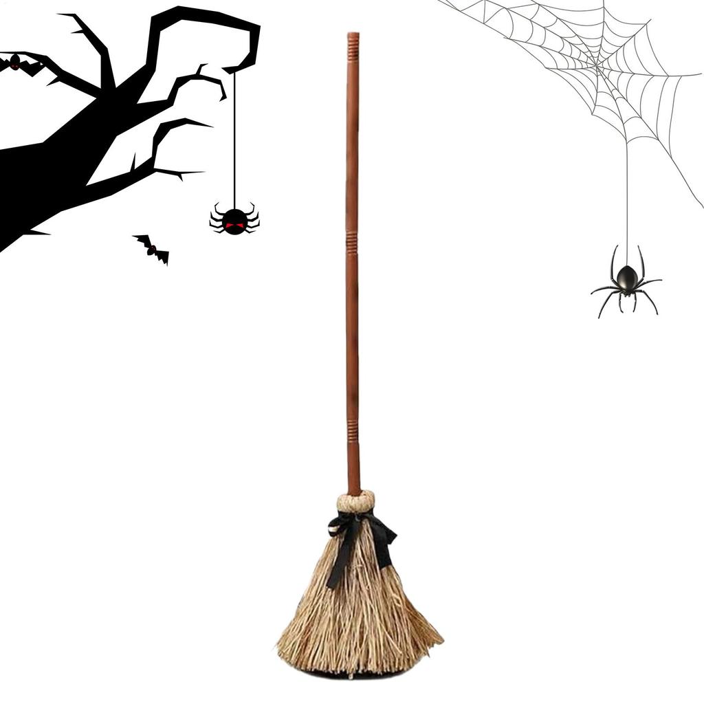 2025 Dancing Witch Broom Scary Party Animated Floating Witch's Broom With Sounds halloweeen decorations