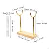 Bracelet Holder Display Storage Organizer with Wooden Base Jewelry