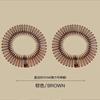Plastic Full Circle Stretch Flexible Comb Women Girls Teeth Hair Accessories For Travel Makeup Bath For Swimming