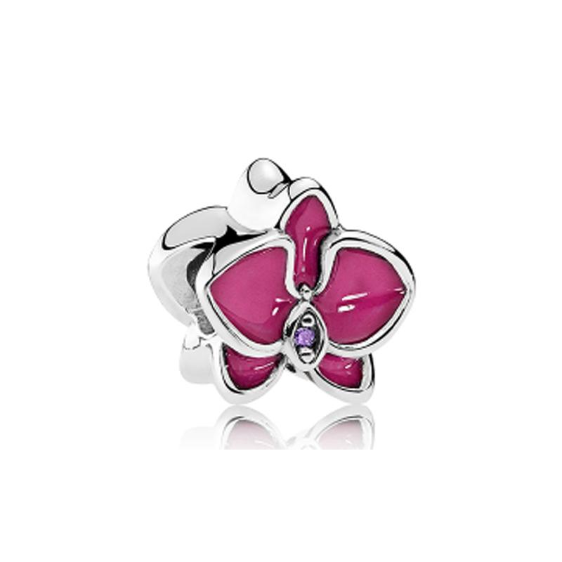Pandora Orchid Charm Jewelry Accessories Women s Purple 792074EN69