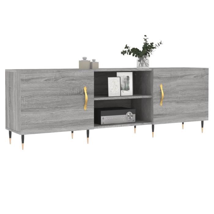 VidaXL TV Cabinet Sonoma Grey 150x30x50 Cm Engineered Wood 829082