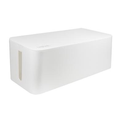 Cable Organizer LogiLink Cable Box 407×157×133mm White Strip Container