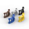 MOC 10 STÜCK 21229 Zaun 4x4x2 Attraktive Adaptive Bausteine Viertelrund Spindelförmige Steine Spielzeug Erwachsene Jungen Besonderer Tag Geschenk