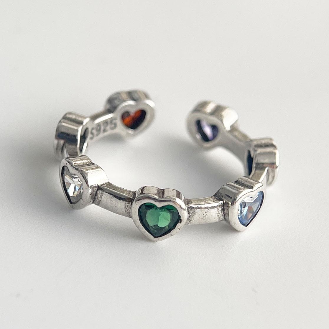 Kupferringe Für Frauen Paar Minimalistisch Handgemacht Blauer Rosa Stein Glänzender Ring Feiner Schmuck Geschenk Verhindert Allergie resizable