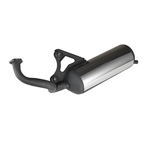 NBS Bike Parts Center Stainless Steel Wrapped Muffler for Honda Live Dio ZX/SR AF34/AF35 2003