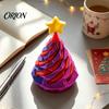 Christmas Tree Fidget Toy Spiral Toy, 3D Printed Mini Xmas Decor Ornament, Stress Relief Cone for Desk Decoration Party Favor