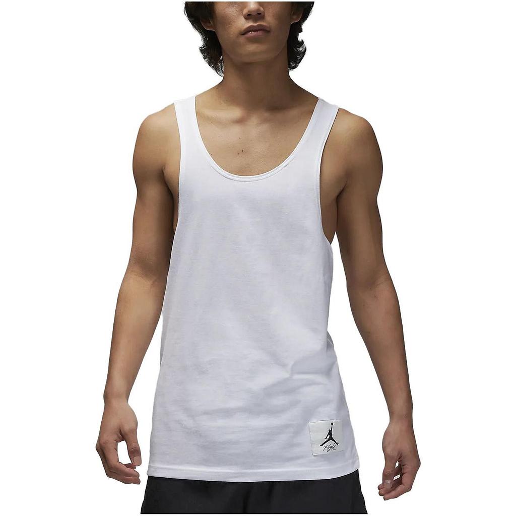 Jordan Tank Tops Men's White Crew Neck Moderate DX9586-100