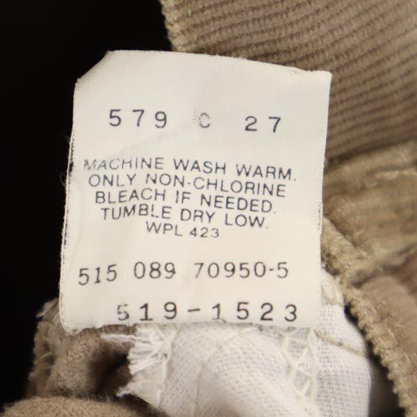 Levi's 80s Vintage Corduroy Pants W31 Beige Men's Used