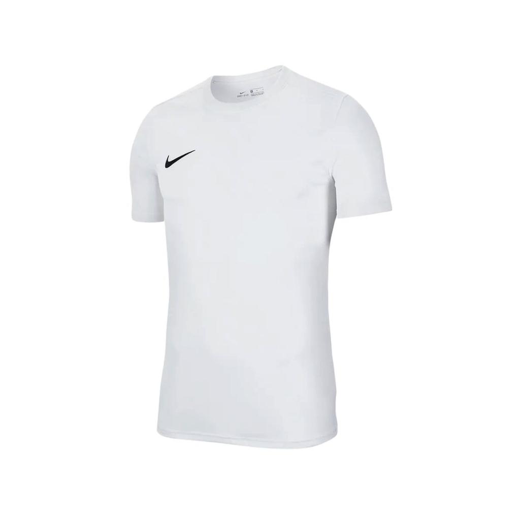 Nike T-shirt con stampa logo Dri-Fit, girocollo, manica corta, Edizione Americana, Top da uomo, Bianco BV6708-100