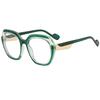 Fashionable Big Frame Anti Blue Light Women Presbyopic Glasses HD Computer Eyeglass Reading Strength 0 to +6 0