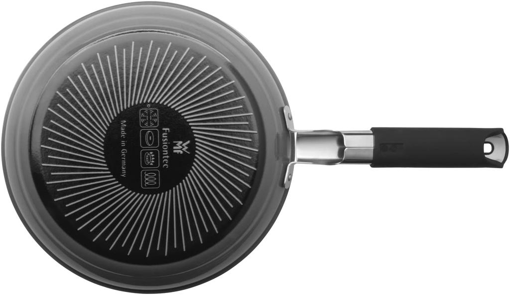 WMF (WMF) Frying Pan 24cm, IH and Gas Stove Compatible, Mineral Material Made from Natural Minerals [Fusiontec Mineral Frying Pan PL (Platinum)],