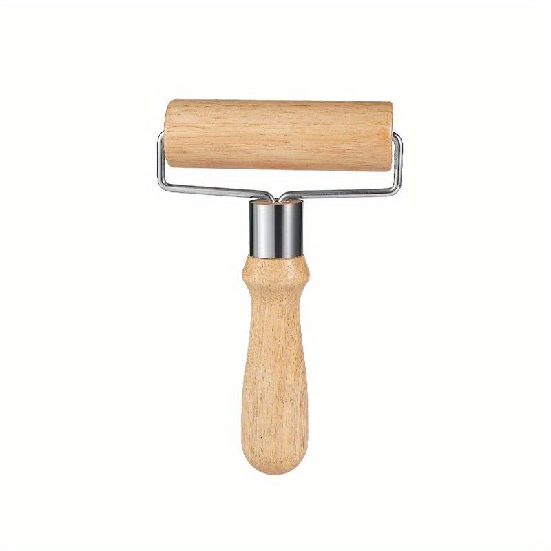 Wooden Rolling Pin for Baking – Single-Headed Dough Roller with Thick Handle, Kitchen Baking Tool for Effortless Rolling