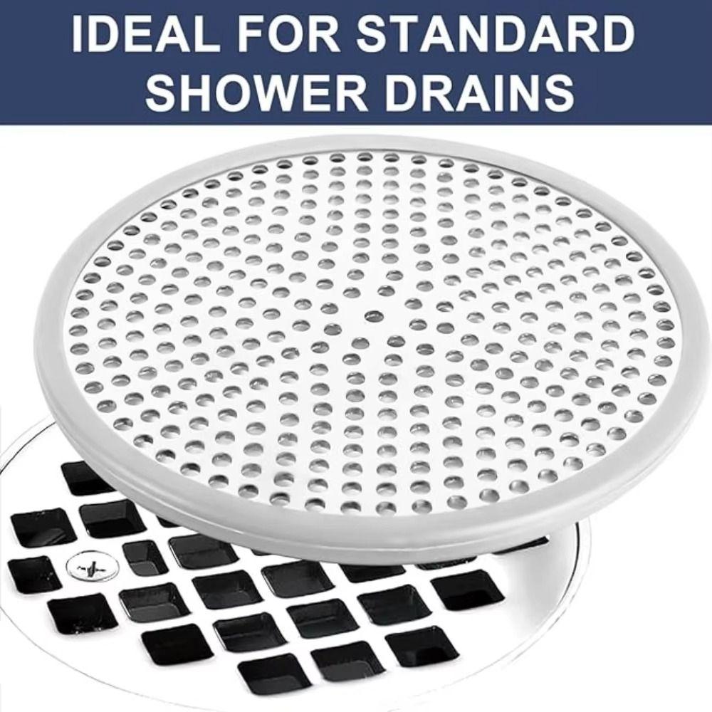 Anti-Clogging Floor Drain Filter Silicone Edging Shower Drain Cover Bathroom Hair Strainer Toilet