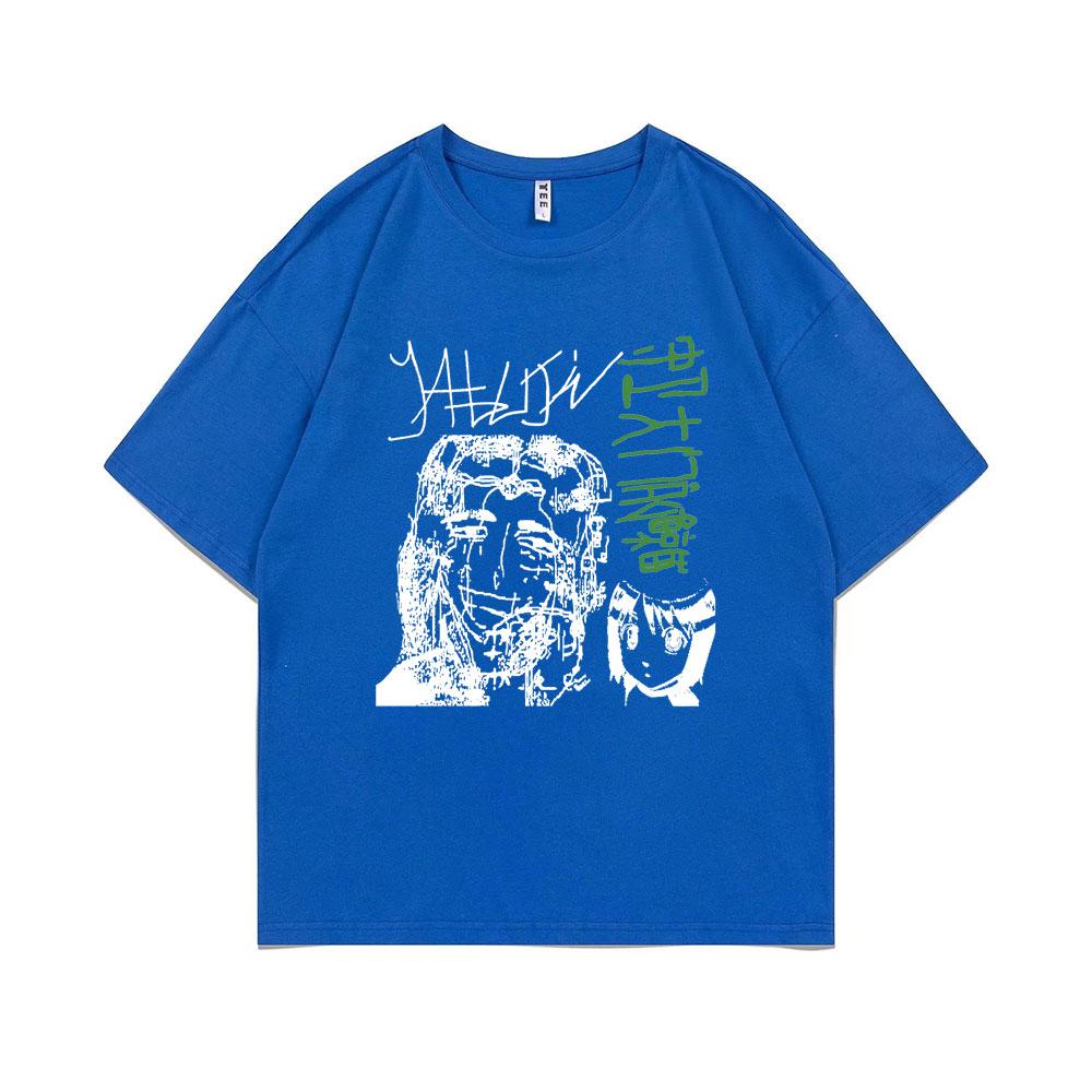 Limited Edition Yabujin T-shirt Summer Unisex O-collar Cotton T Shirt Short Sleeve Men Women Oversized Tshirt Male Vintage Tees