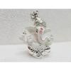 Ceramic Pagdi Ganesh Idol For Car Dashboard Small Ganesha Murti Ganpati Idol For Home Decor Puja Lord Ganesh Statue Gift