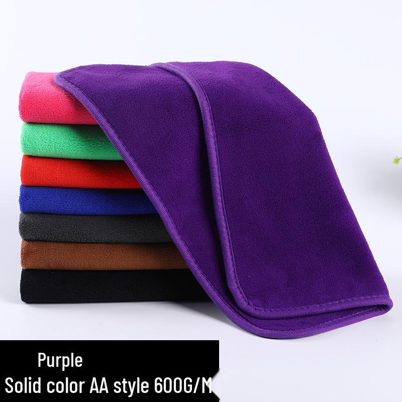 Two-Color Coral Fleece Towels: Perfect for Car Wash, Cleaning, Fishing Gear, or Kitchen Use