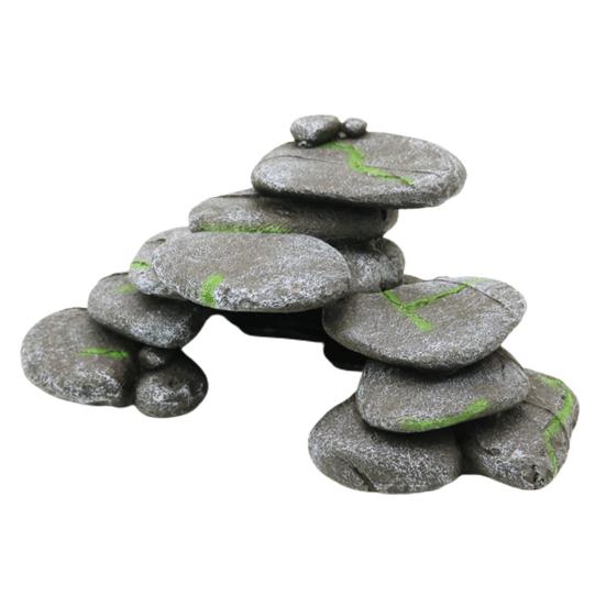 Aquarium Cave High Simulation Cobblestone Shape Landscaping Smooth Surface Exquisite Workmanship Catfish