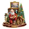Christmas Rotating Sculpture Train Decorations Paste Window Paste Stickers