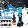 60N.m 28V 3/8" Inch Electric Right Angle Wrench 60N.m With 1/2 Batteries Portable Cordless Rechargeable Ratchet Wrench