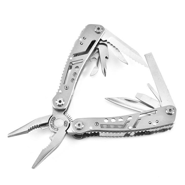 Portable Stainless Steel Multi Purpose Plier Foldable Pocket Multifunctional Pliers Survival Camping Multi Tools for Outdoor